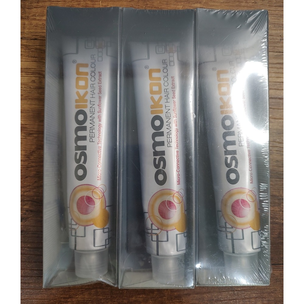 NOS Osmo Ikon Permanent Hair Colour 7.0 Medium Blonde 100ml Lot Of 3